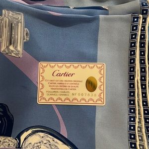 Cartier Silk Scarf - Box, Wrapping, & Certificate